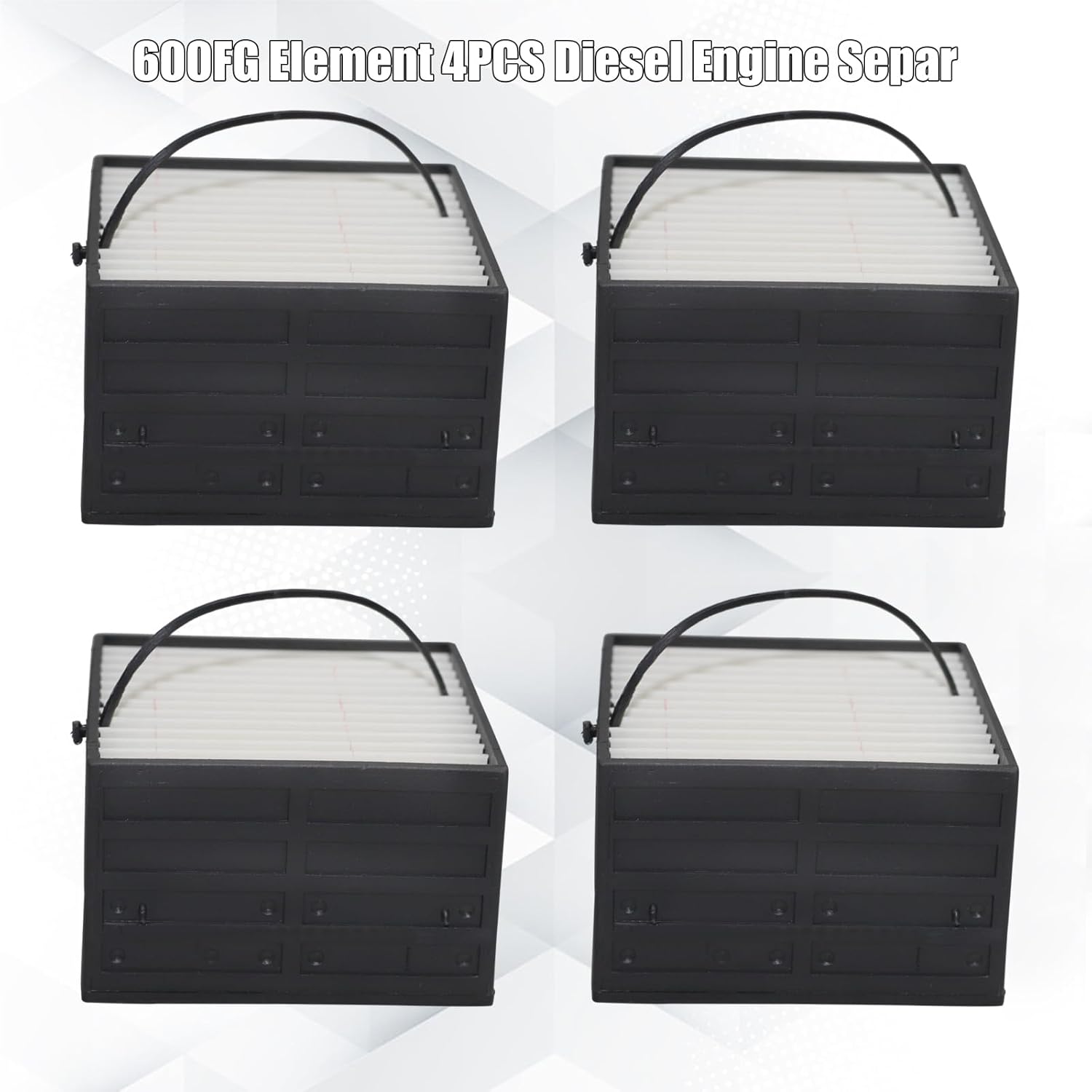 600FG Element 4PCS Diesel Engine Separ 01030 SWK2000-10 Filter Element Fuel Water Separator Fit for 600FG Fuel Filter Assy