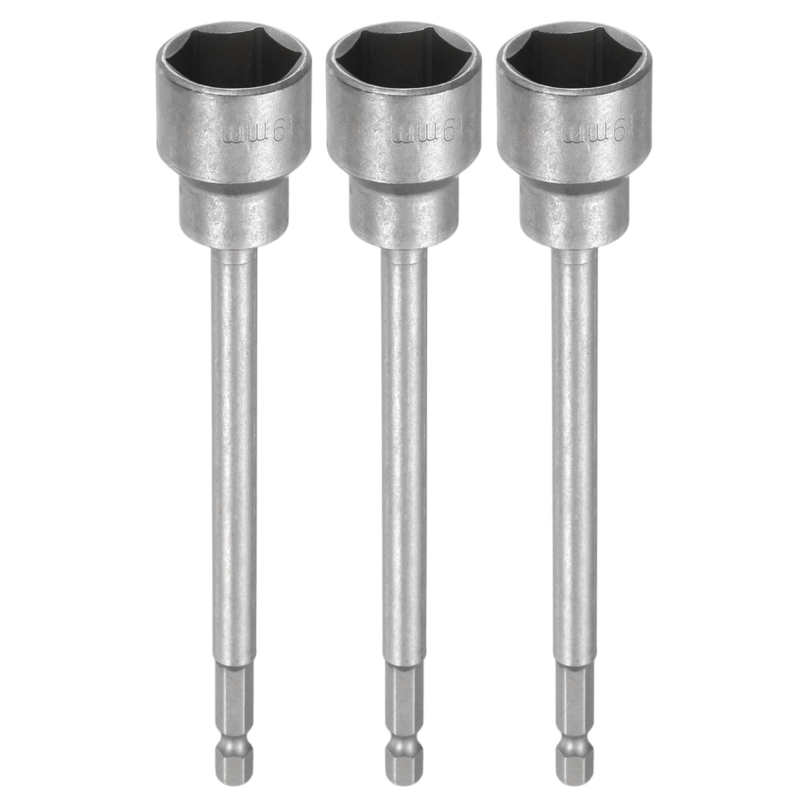 HARFINGTON Nut Driver Drill Bit - 6" Magnetic -19 HARFINGTON Nut Driver Drill Bit - 6" Magnetic -19