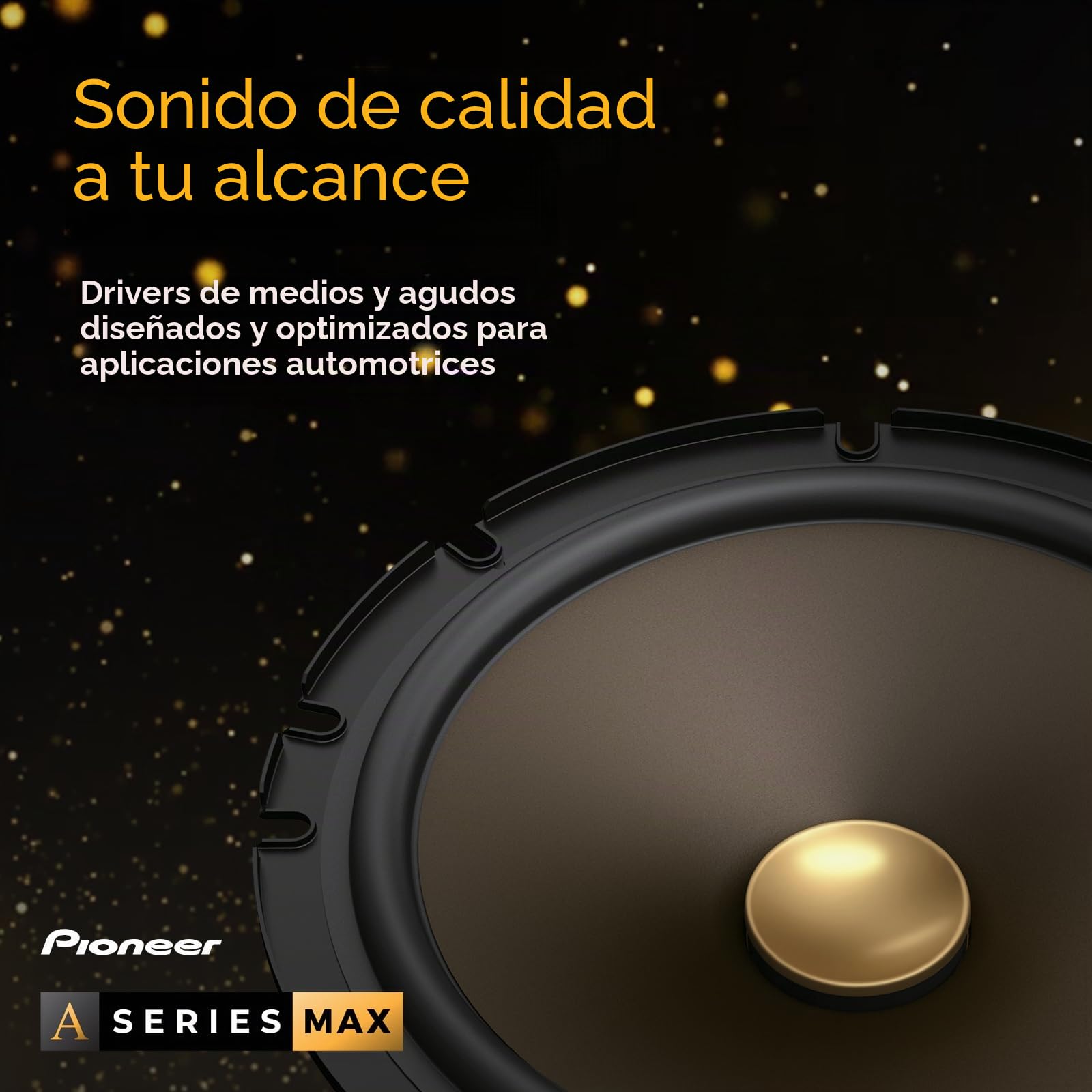 Pioneer A-Series MAX TS-A693CH, Altavoces de Audio para automóvil de 2 vías, Rango Completo, Calidad de Sonido Clara, fácil instalación y Respuesta de Graves Mejorada, Altavoces ovalados de 6 x 9