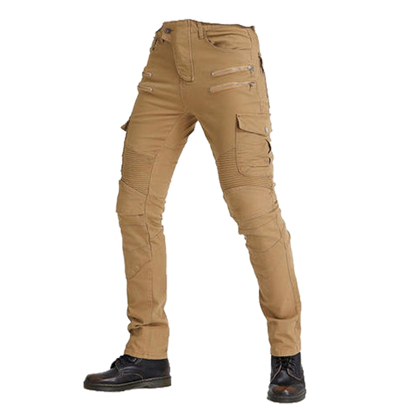 Pantalon De Moto De Course Jeans D'équitation Femme Équipement De Protection À Rebond Lent Pour Une Protection Plus Sûre Équipement De Protection Amovible, Plus Pratique Meilleur Choix De Cadeau