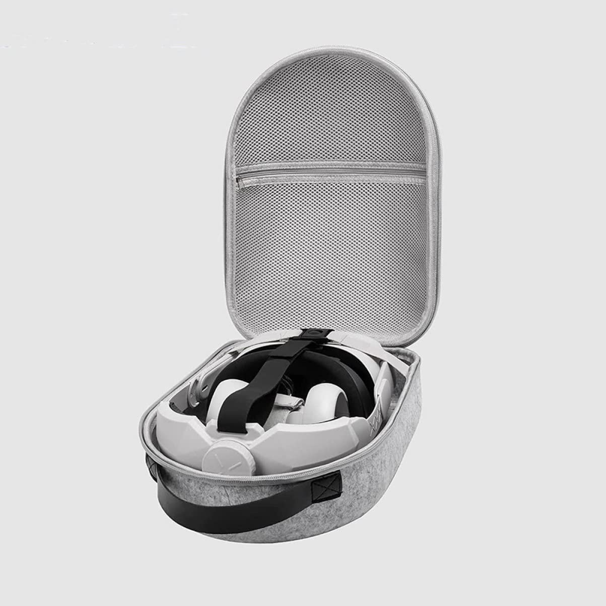 Estuche Rígido de Almacenamiento para Gafas VR Compatible con Dispositivos de Realidad Virtual, Portátil con Asas, Bolsa de Eva Resistente a Golpes, Protección para Accesorios