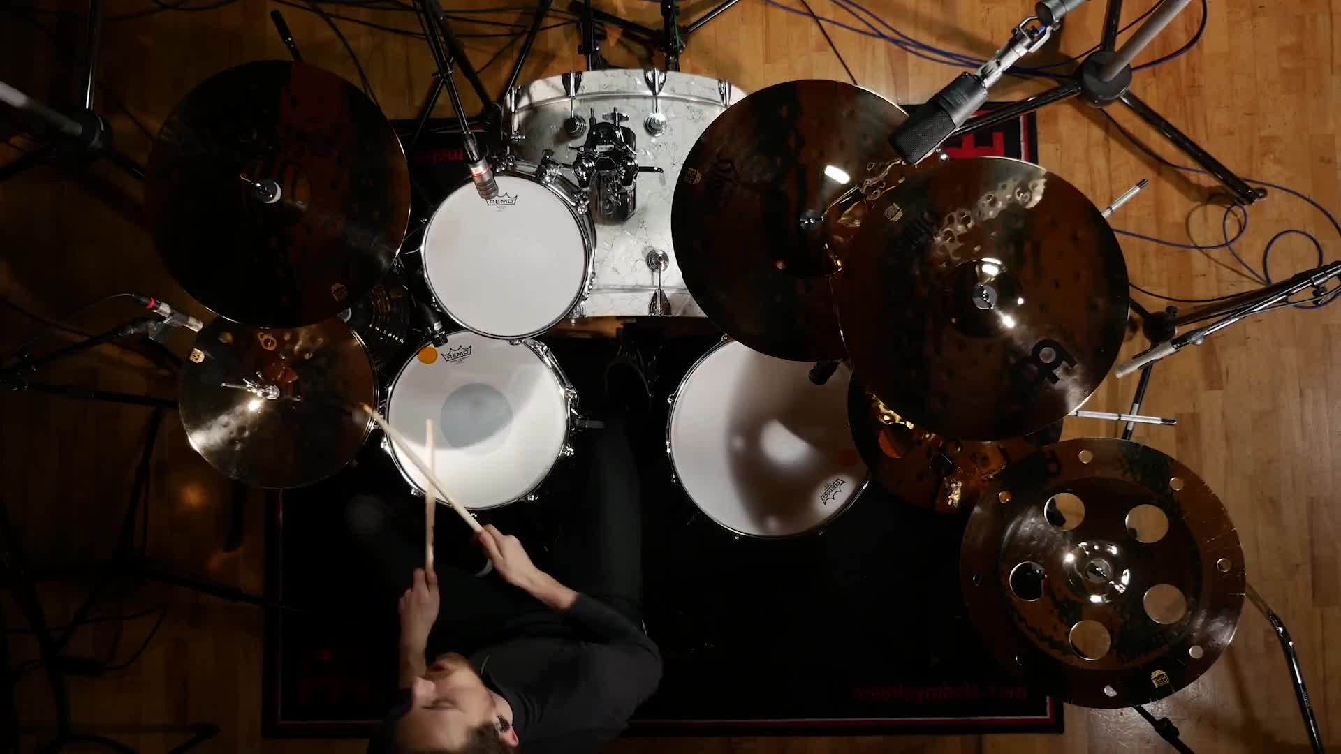 Cymbales Meinl Classics Custom Hihat 14" Medium - Bronze B12 Brillant | Fabriquées En Allemagne
