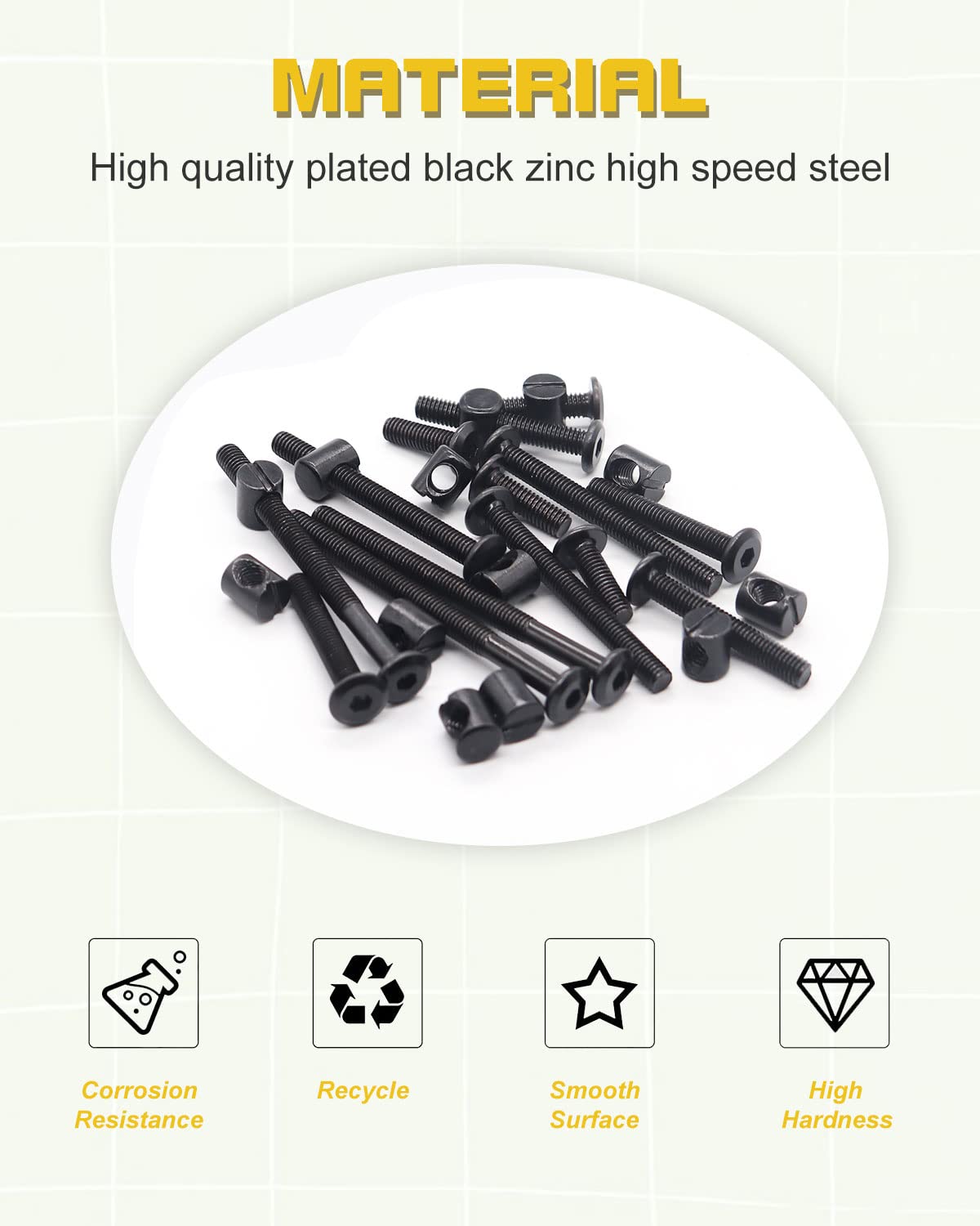 Crib Screws Hardware Replacement Kit 28 Set Baby Bed