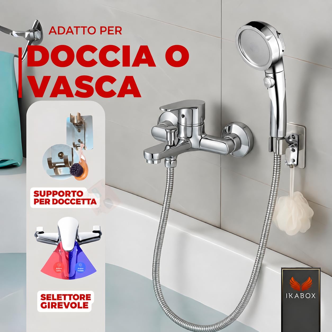 Rubinetto vasca da bagno | Miscelatore vasca da bagno | Rubinetto doccia | rubinetto vasca da bagno con doccetta | rubinetto vasca | miscelatore vasca