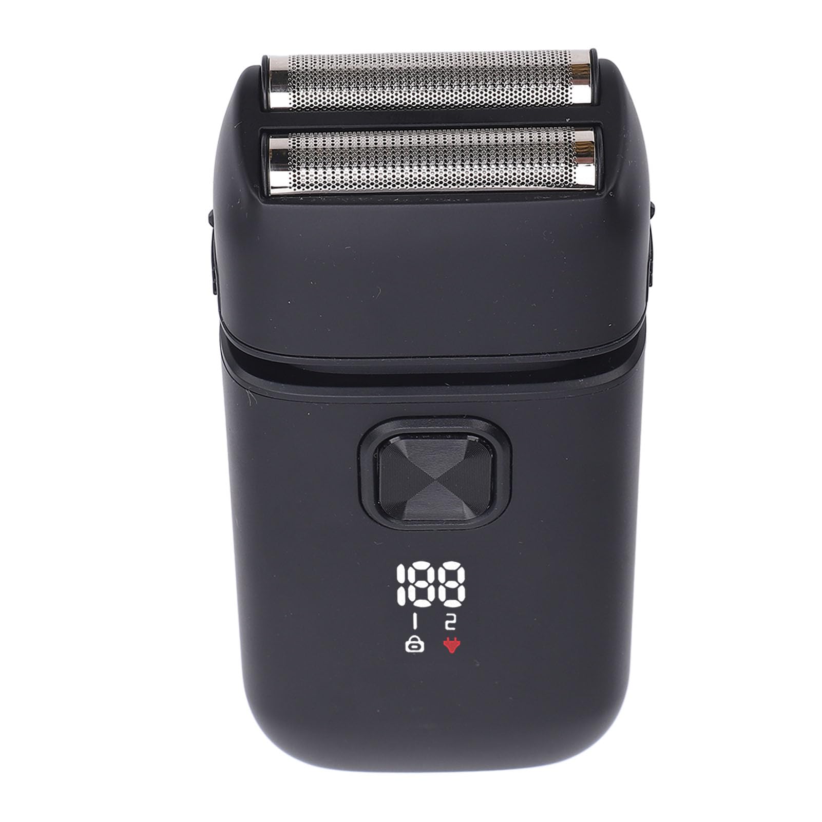 Rasoio barba elettrico professionale per uomini, rasoio per testa calva galleggiante con display LCD per una rasatura rapida