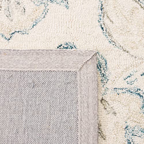 Tapete decorativo SAFAVIEH 3' x 5' azul y blanco miniatura 6