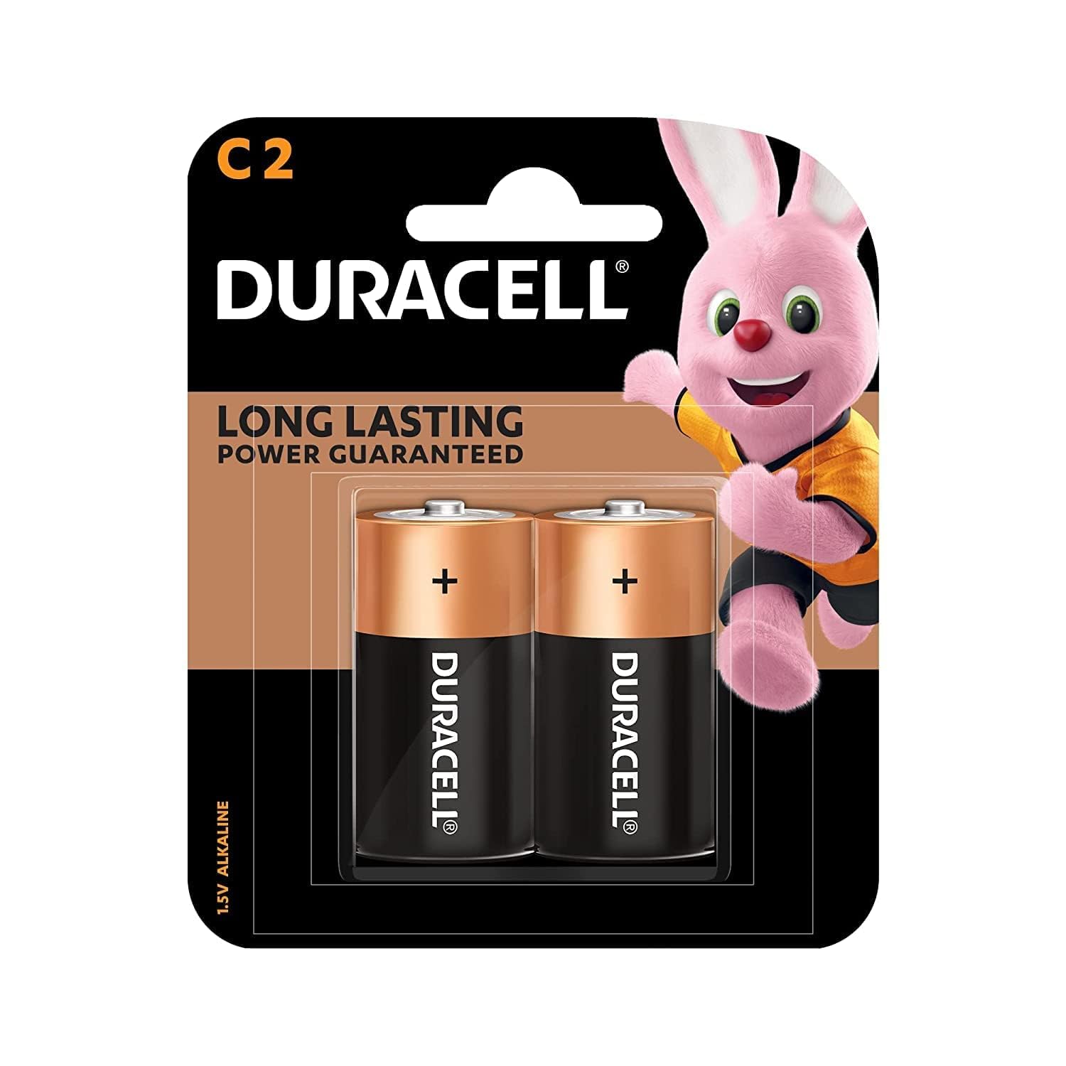 Duracell | 1.5 V Alkaline C2 Battery | Pack of 2 | Long Lasting Power Guaranteed