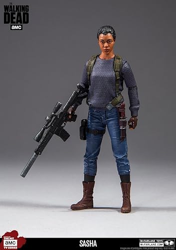 Miniatura 5 de McFarlane Walking Dead 14657 TV Sasha Figura de acción, 5 pulgadas