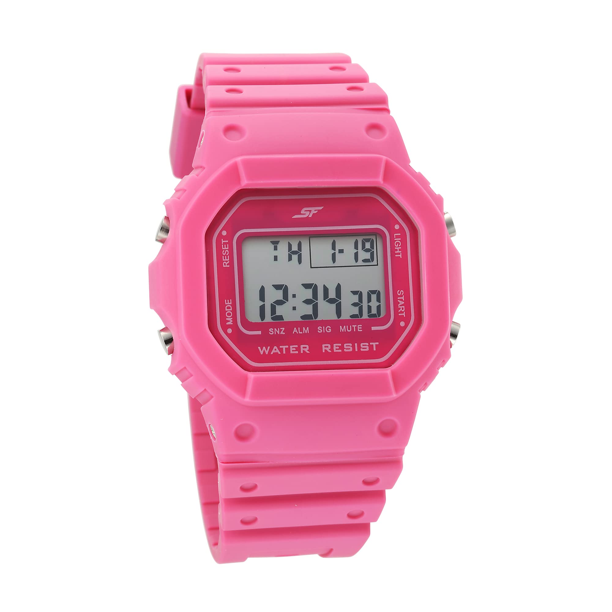 SF Hexa Digital Dial Women Watch with Polyurethane Strap-77122PP04 (B0BVRKM5F5) Amazon Price History, Amazon Price Tracker