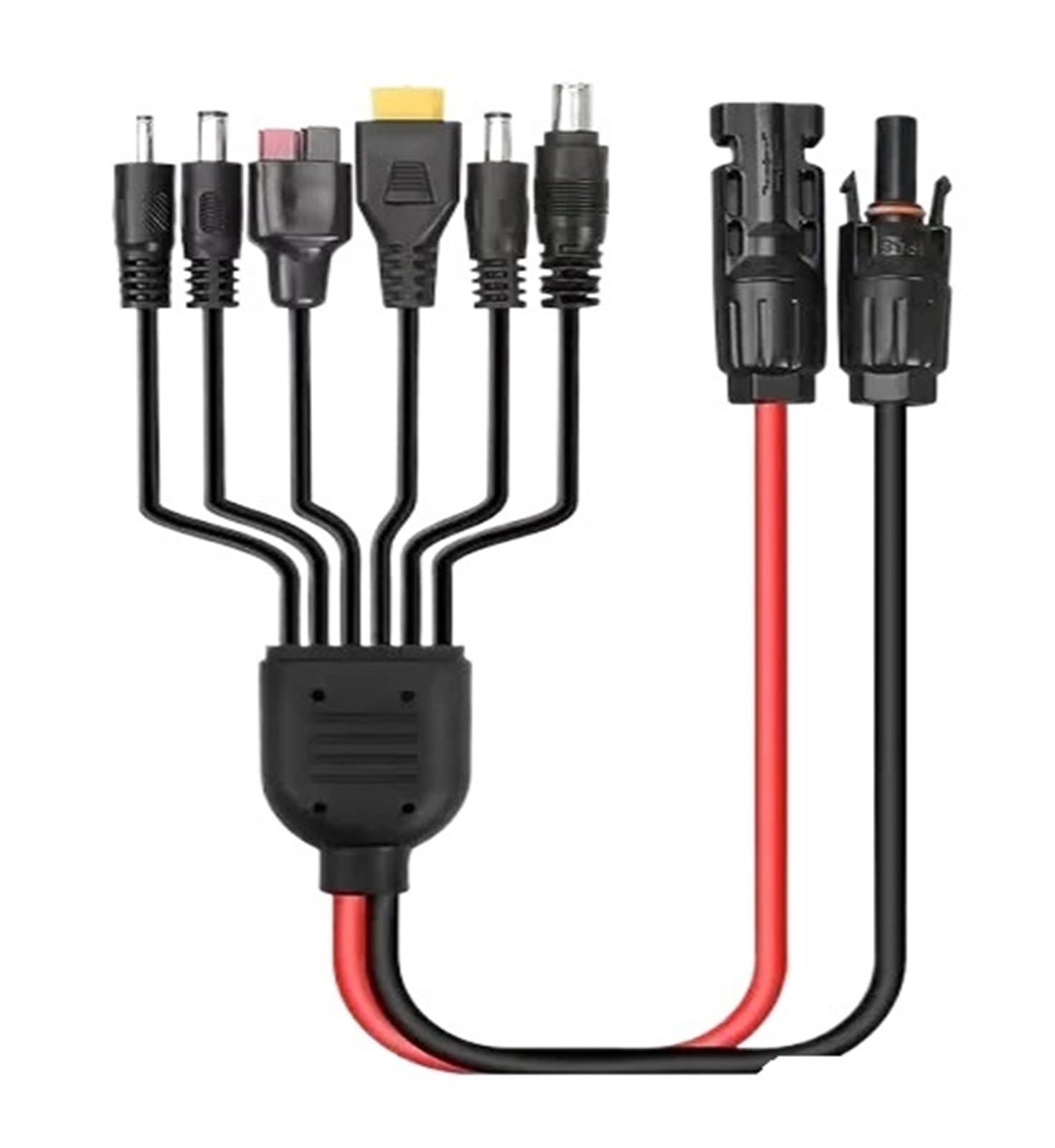 Conector de panel universal 6 en 1 a cables de la serie XT60/DC for generador y estación portátil