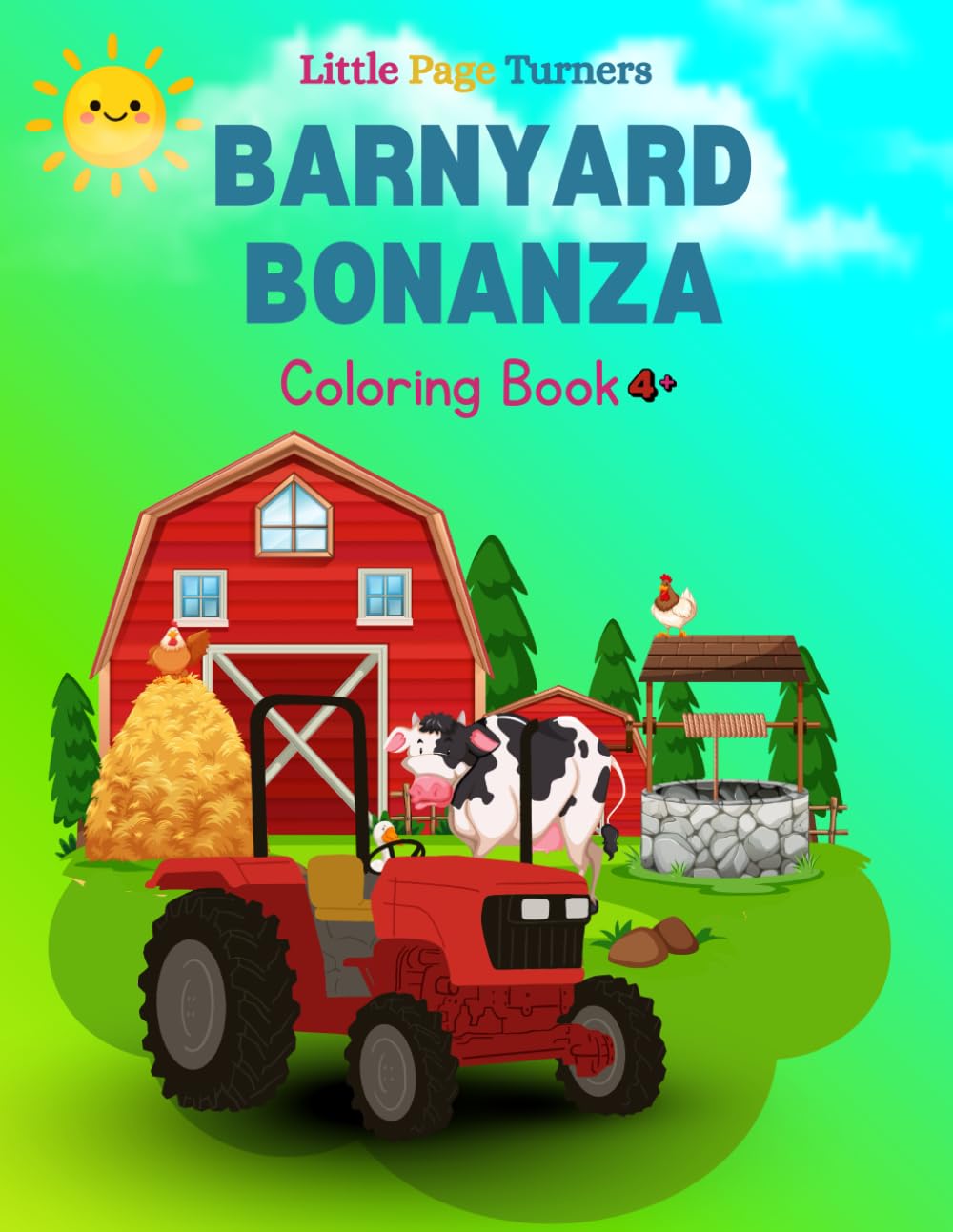 Little Page Turners – BARNYARD BONANZA coloring book 4+
