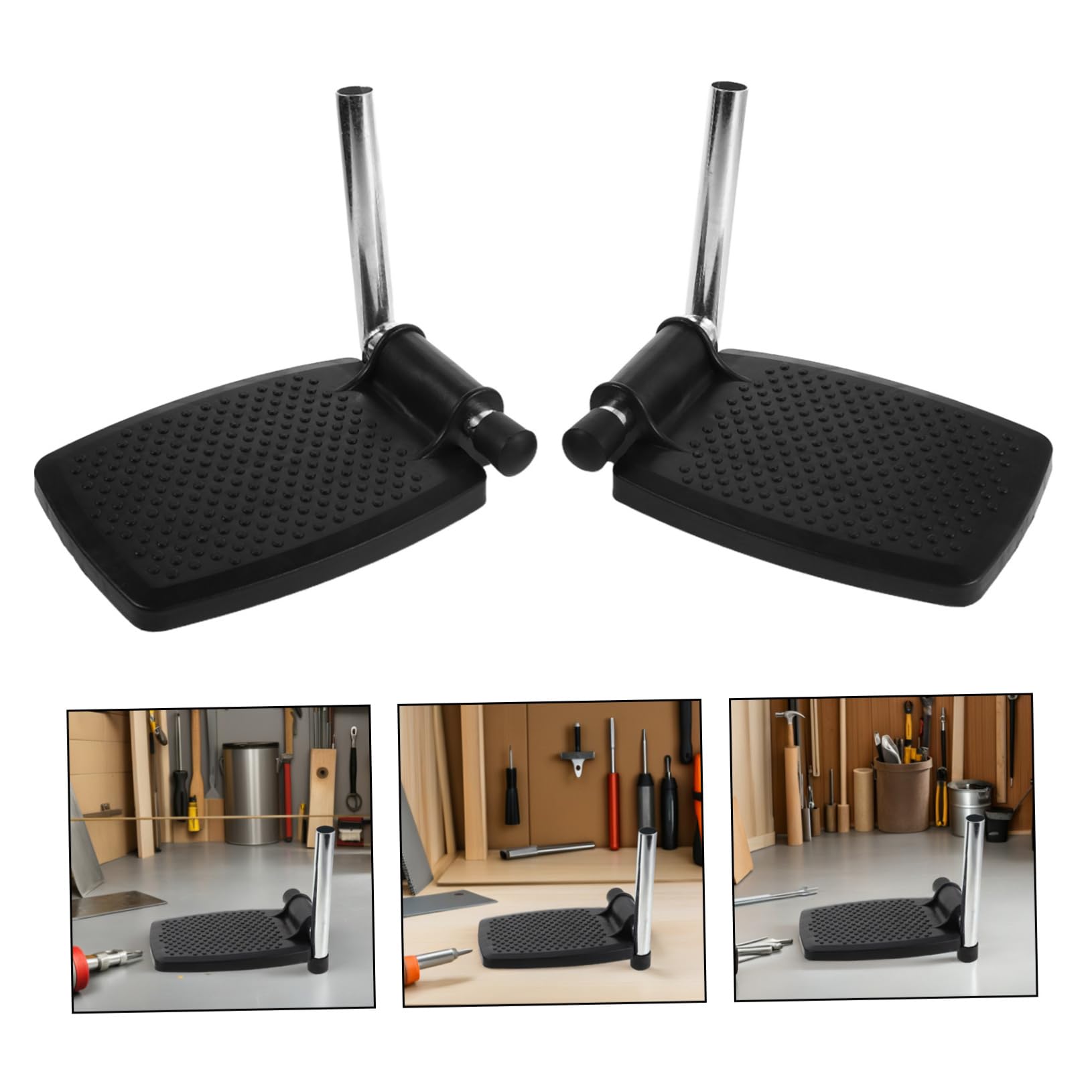 Reposapiés Para Metal Compatible Mayoría De Sillas De Ruedas De Almohadilla Para Pedal Uso Interiores