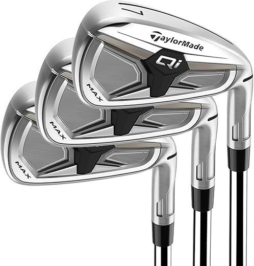TaylorMade Qi MAX Irons, Right Hand, Men's
