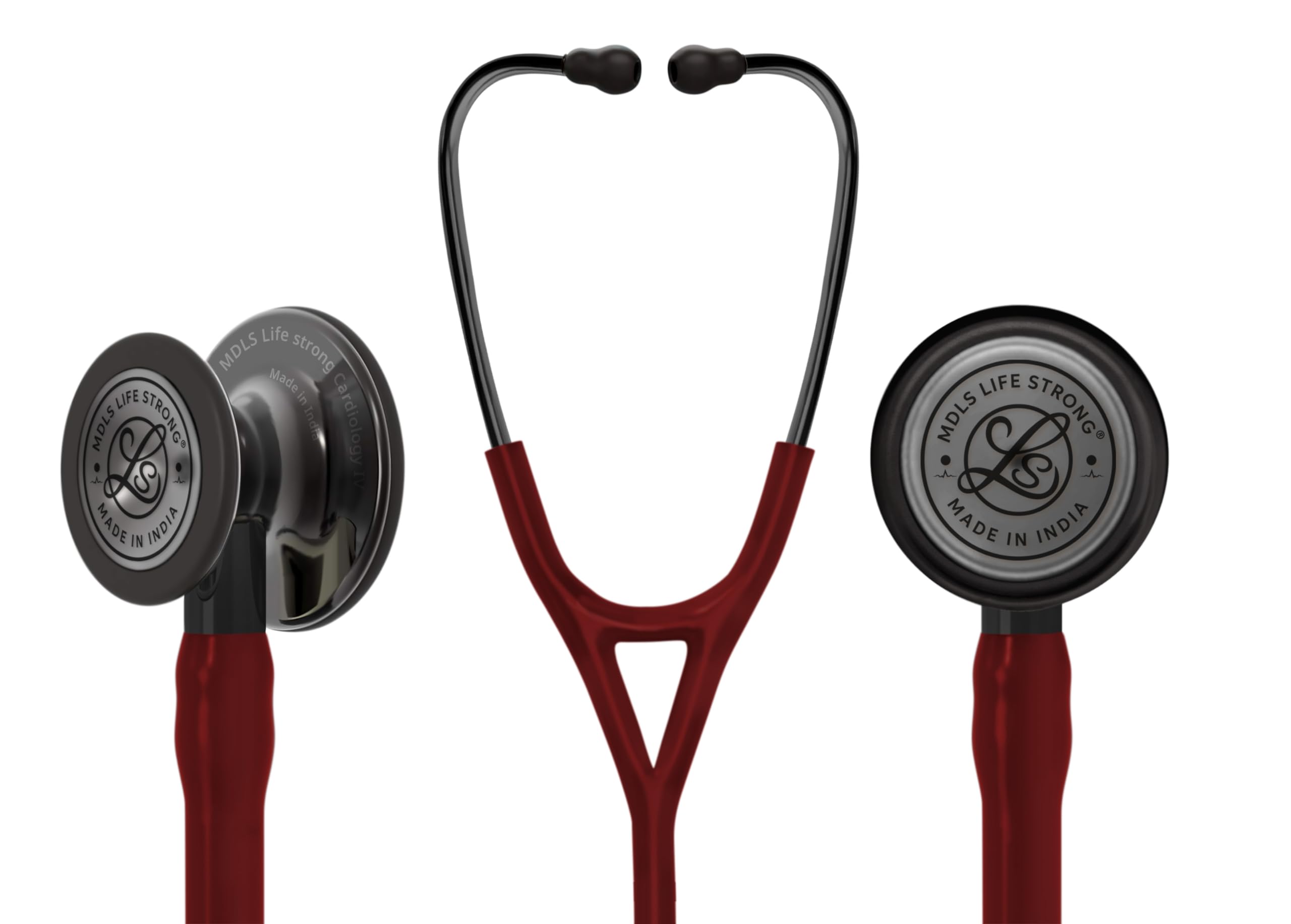 MDLS Life Strong Cardiology IV Black Zed Light Wait Chest Pies Stethoscope, Dual-head stethoscope For Doctors Acoustic Stethoscope (Burgundy) (B0CSWPBSJZ) Amazon Price History, Amazon Price Tracker
