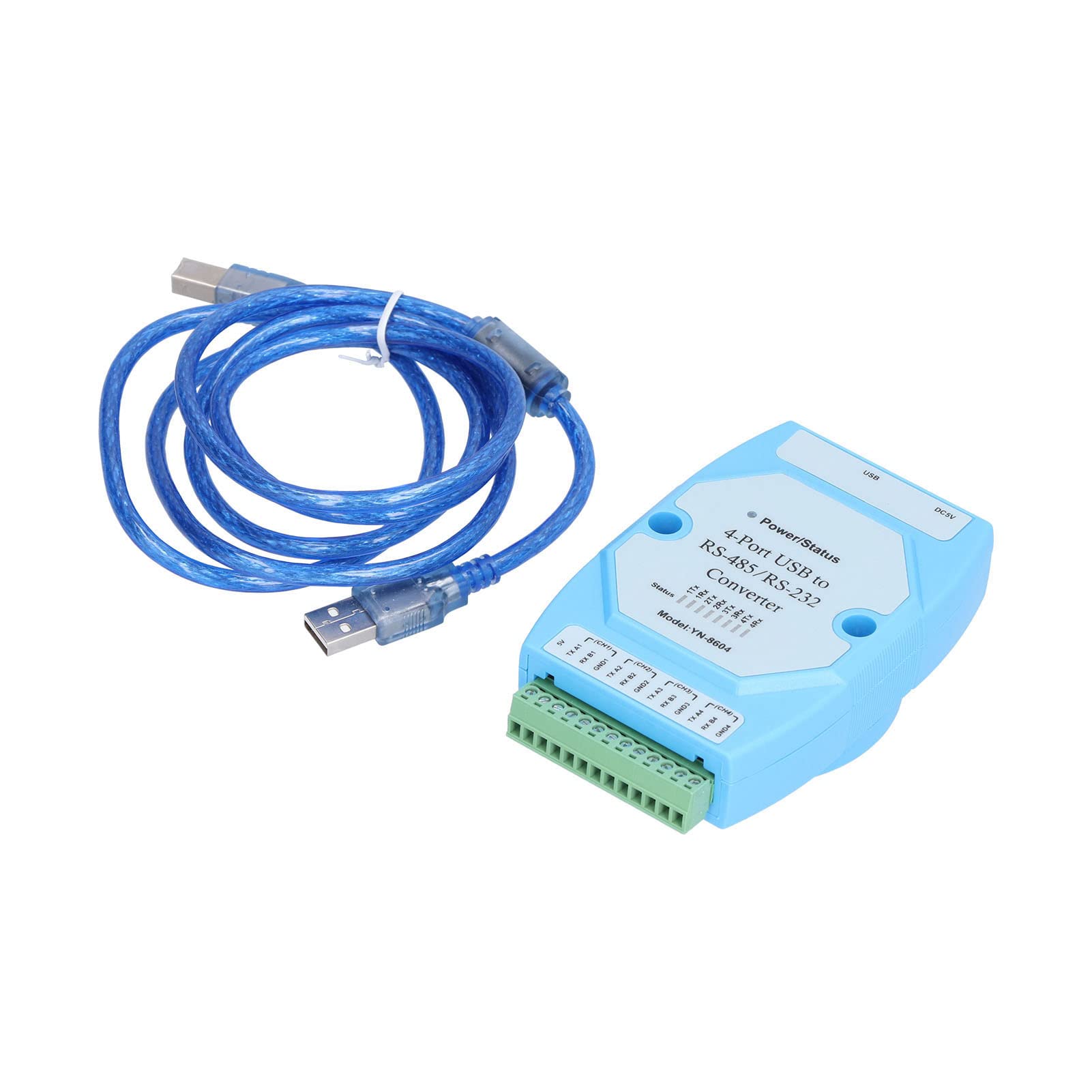 Fafeicy Convertitore Seriale Multi-Isolato a 4 Porte, Chip FT4232,