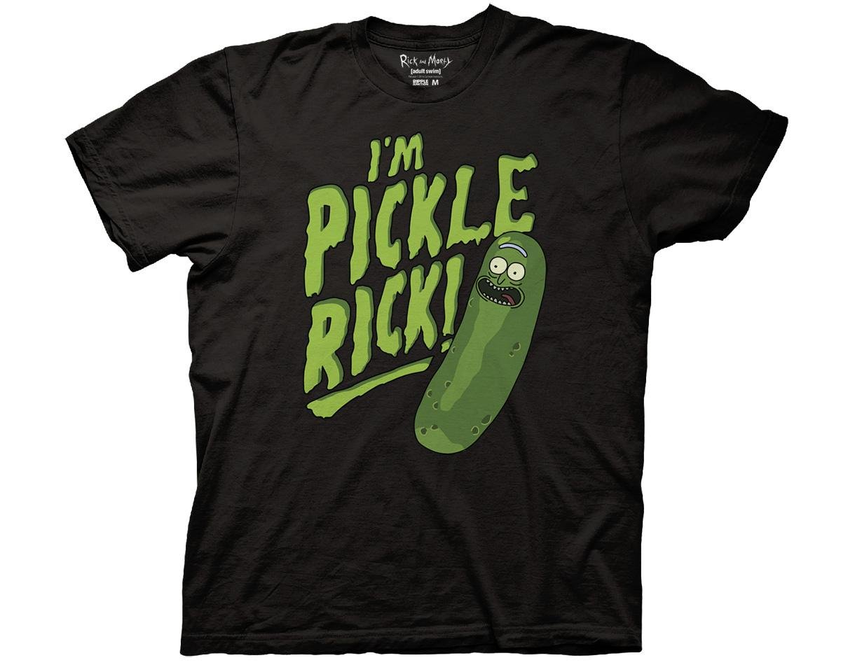 Ripple Junction Rick and Morty I'm Pickle Rick Adult Big and Tall T-Shirt Black