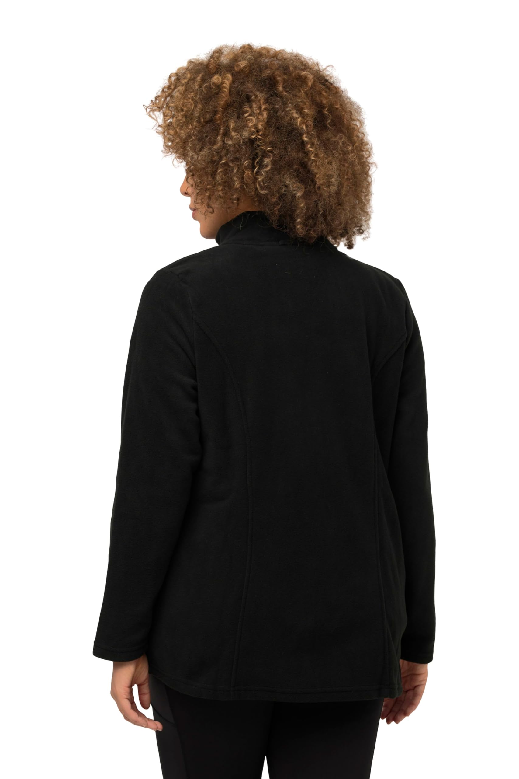 Ulla Popken Fleecejacke, Baukastensystem, Innenjacke, Stehkragen Veste de survêtement Femme (Lot de 1)