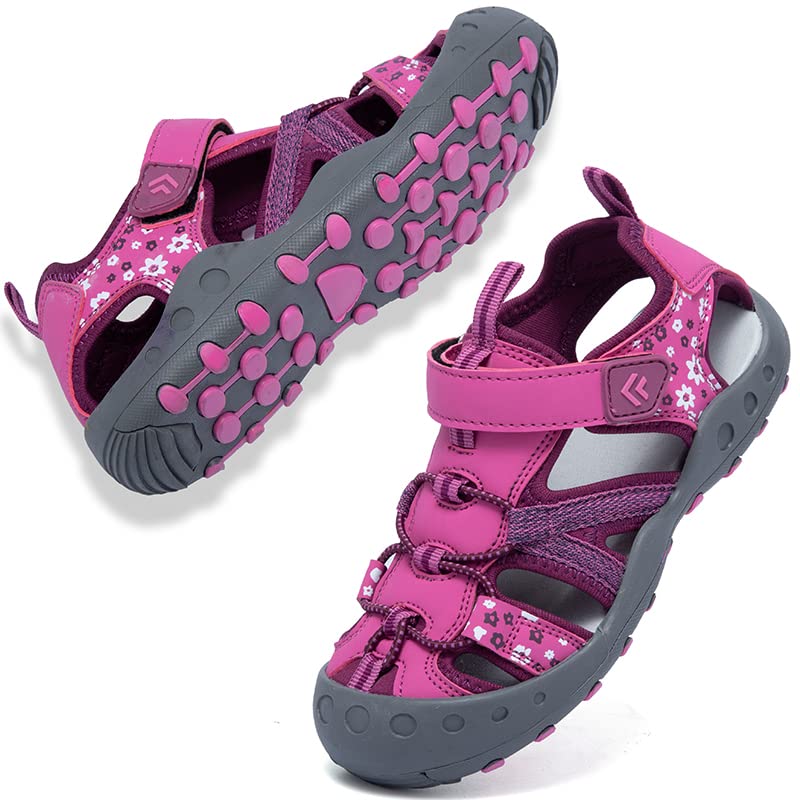 Csgkag Sandalias para Niños de Verano Cerrado Zapatillas de Deporte Al Aire Libre Zapatillas de Senderismo Sandalias de Playa para Deportiva