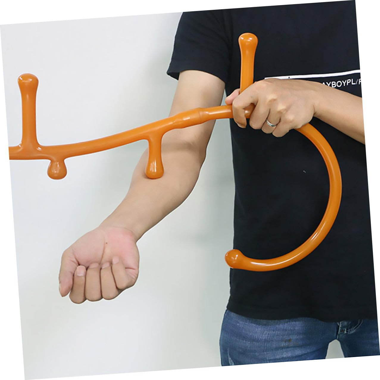 Yardwe Palo De Masaje De Mano Multifuncional Ligero Material Pp Resistente Alivio Muscular y Puntos Gatillo Para Cuello y Espalda Uso En Casa Oficina y Viaje