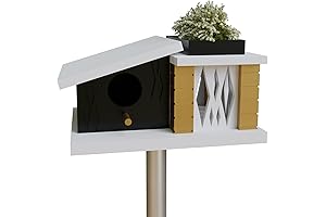 Retro Mid Century Modern Bird House: The Addison