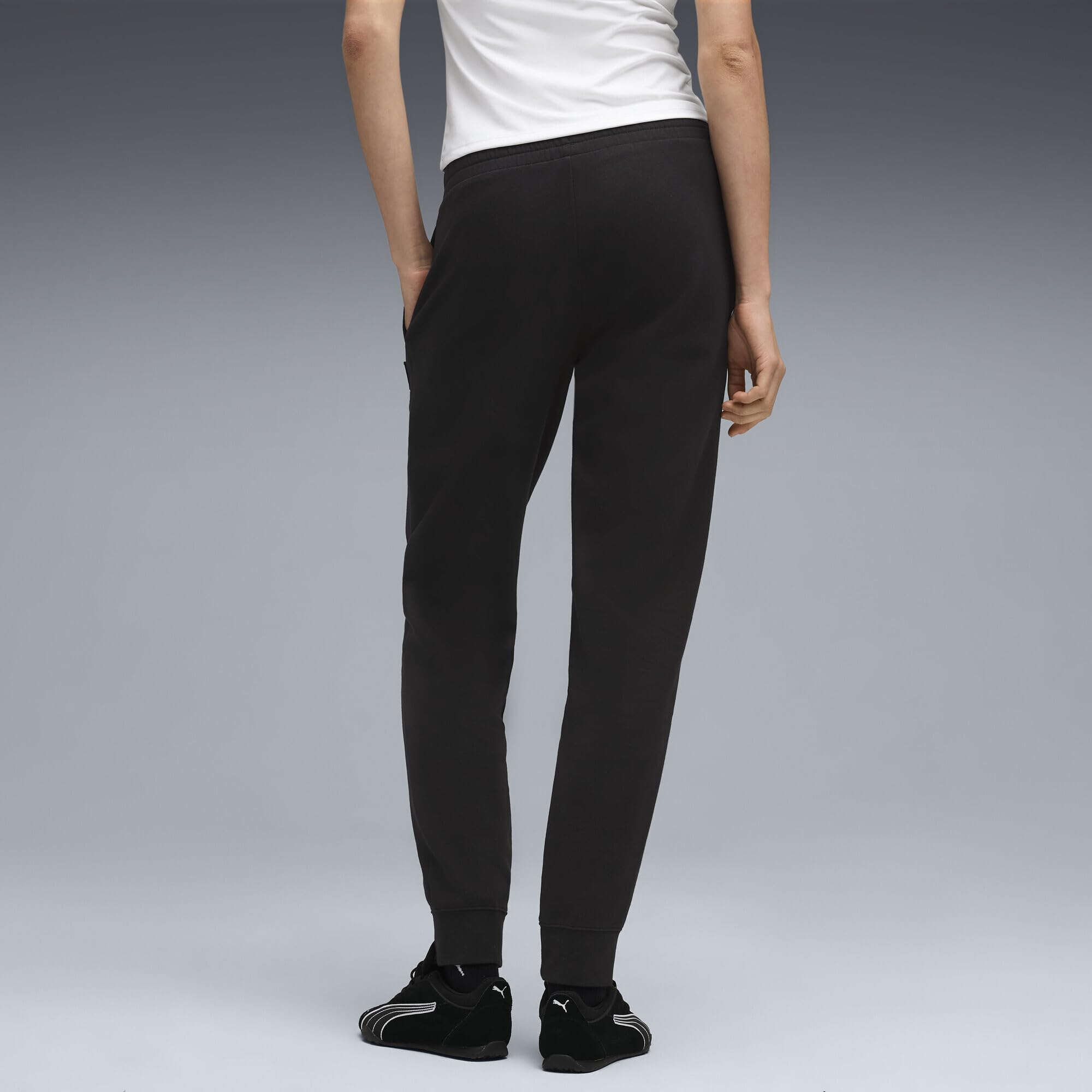 PUMA ESS Elevated Sweatpants FL Cl - Pantalones de Punto Mujer