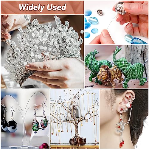 image for cridoz 26 Gauge Stainless Steel Wire for Jewelry Making, Bailing Wire 
