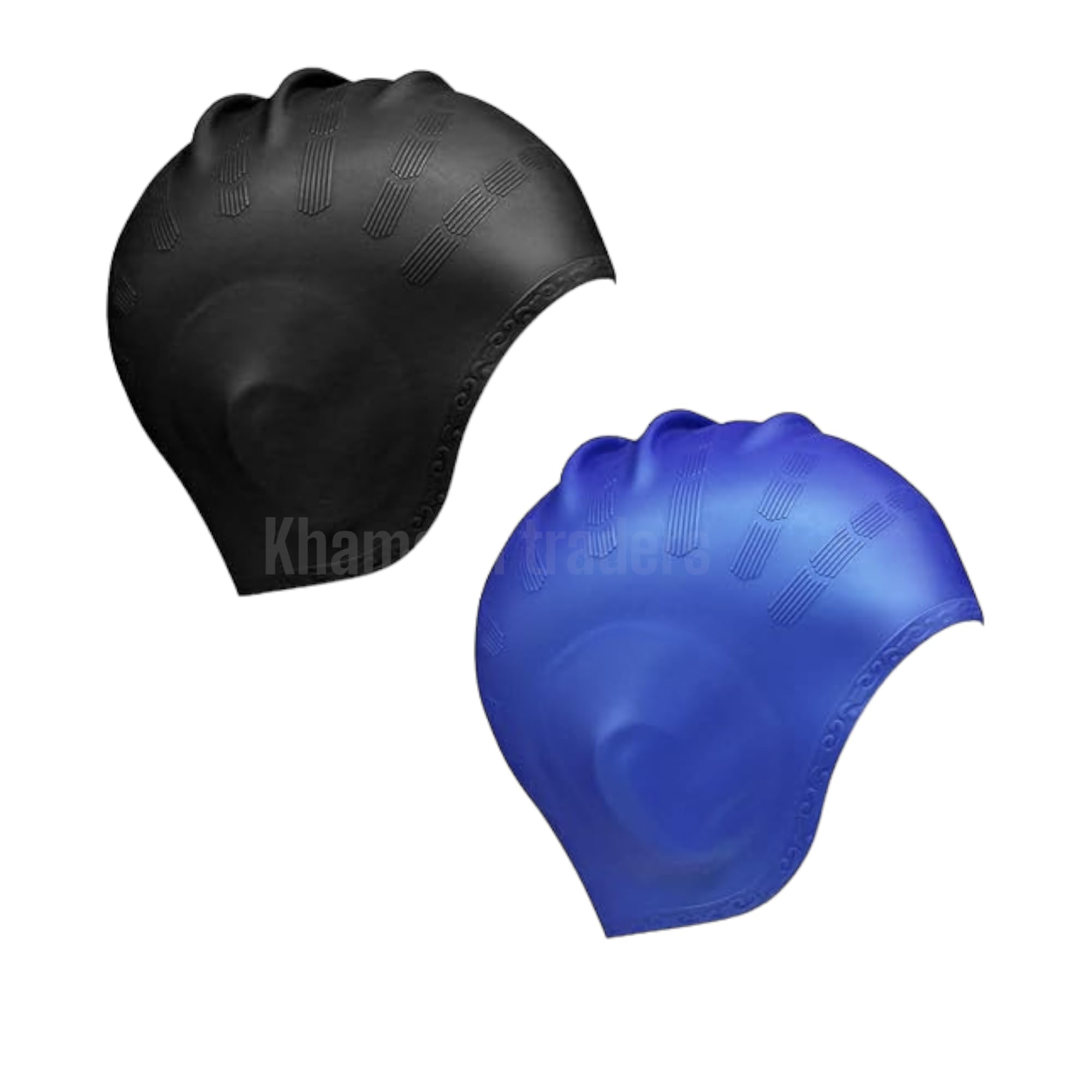 KHAMOSH TRADERS™ Latest Waterproof Silicone Swim Cap Long Hair Swimming Cap, Durable Flexible Silicone Swimming Cap for Adult Woman and Men (B0CYQ6Y48Y) Amazon Price History, Amazon Price Tracker