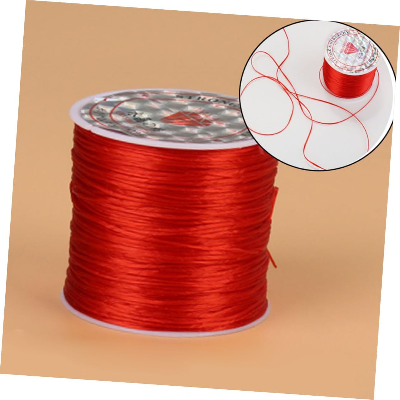 Elastic Rope for Jewelry Making 8 Rolls TPU Craft Cord
