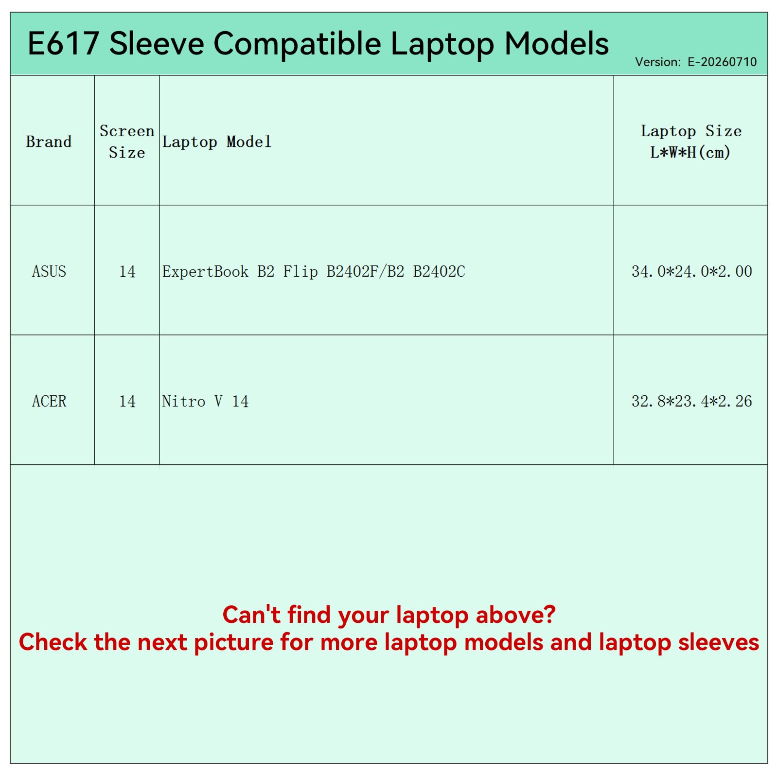 Smatree 14 Pollici Anti-Shock Laptop Sleeve Custodia e Case per Uomini e Donne Custodia Protettiva Impermeabile su Misura per ASUS ExpertBook B2 Flip B2402F/B2402C 14 Pollici Laptop Sleeve, Nero (E617
