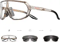 SCVCN Óculos de Ciclismo Fotocromáticos Homens Mulheres Óculos de Sol Esportivos Transparentes Proteção UV400 para Ciclismo Corrida mtb DZ-S63