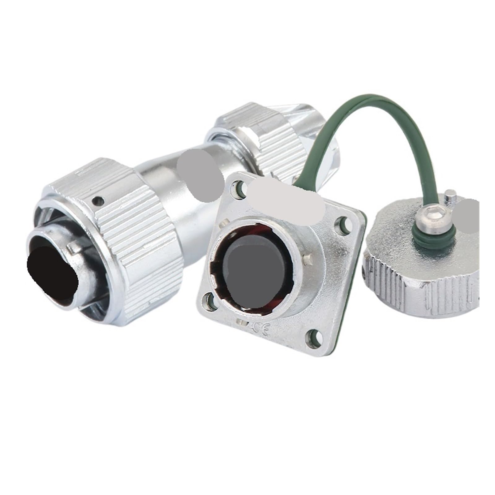 Conector WY16 IP67 impermeable de 10 pines para cableado exterior seguro