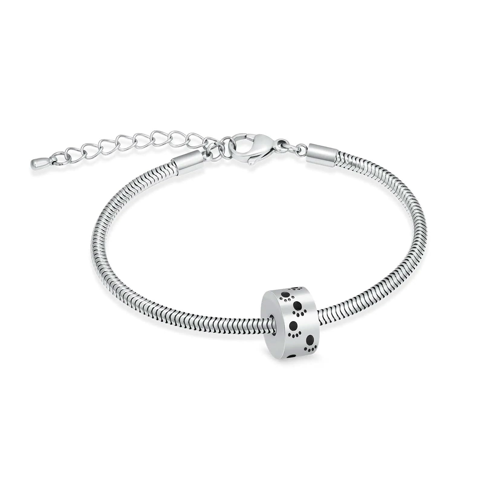 Bijoux commémoratifs bracelet urne pour cendres de chat et chien