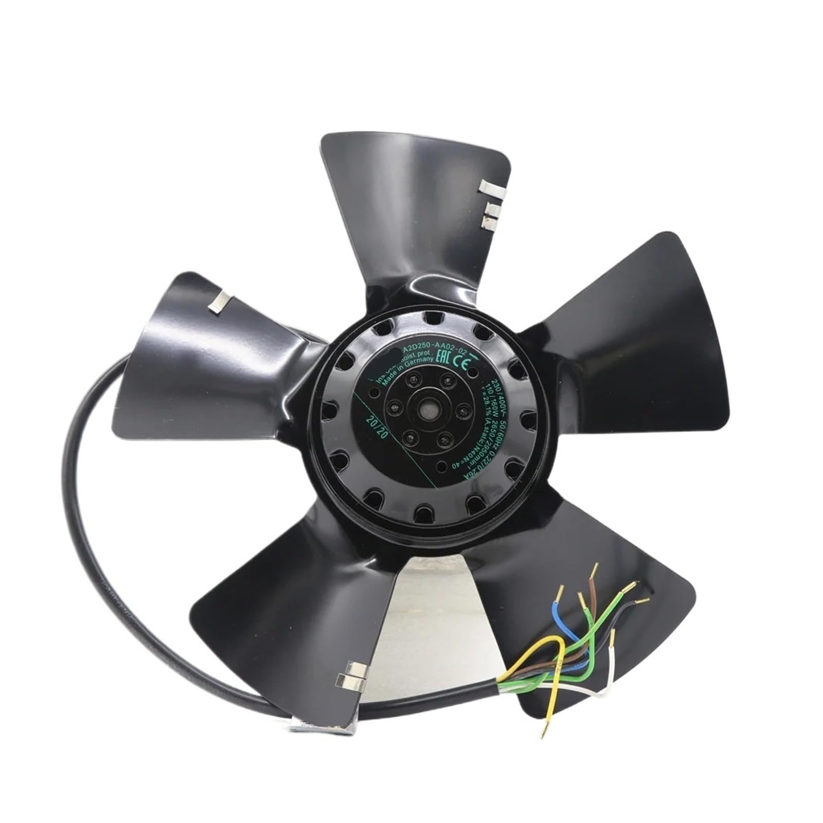 Lzikkgki One Color 250Mm 400V A2d250-Aa02-02 0.22A 160W 1845M3/H 2950Rpm Cooling Fan