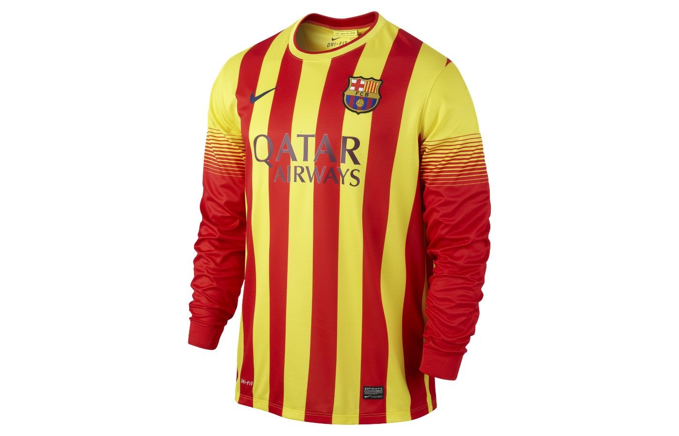 barcelona yellow jersey