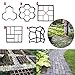 Molde de plástico para hacer caminos de jardín, modelo de pavimento, piedra...