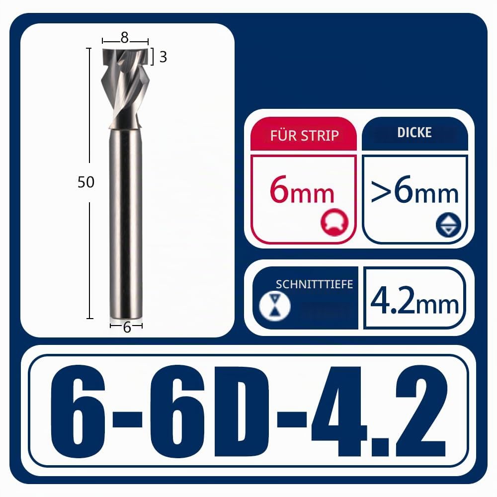 1Pcs CNC Router Bits Gravur Cutter 6mm Neon Light Strip Schlitz Bits Wolframkarbid Stahl End Mill Neon LED Lichter Schlitz Fräser für Polystyrol Acryl