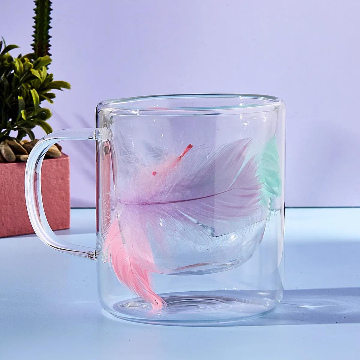 Perotti Double Feather Çift Cidarlı Kupa 300 ml