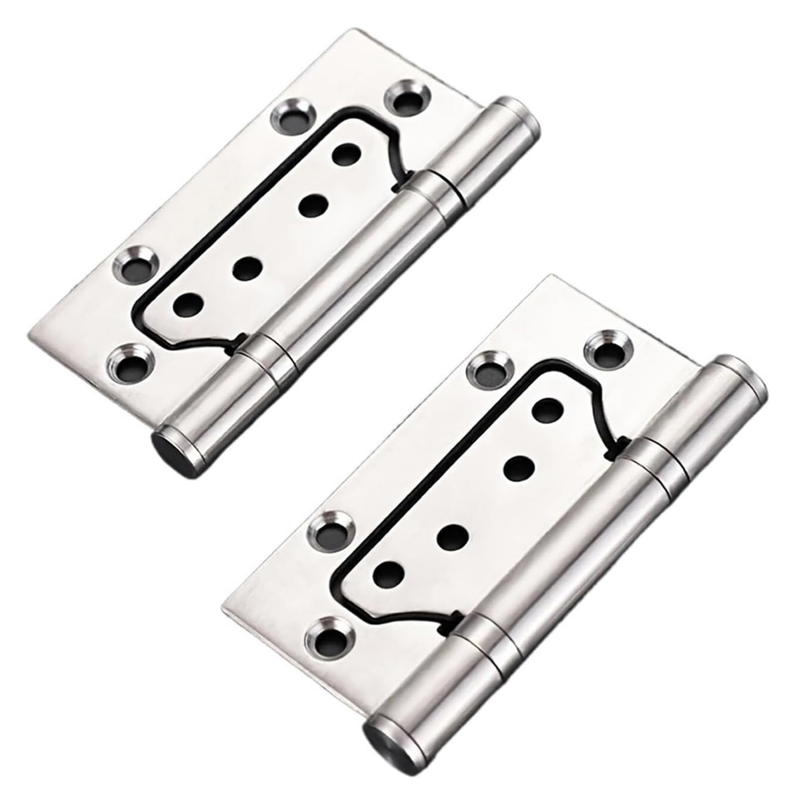 Kdveppuzx My-Zmhy-4Pcs Stainless Steel Door Hinges