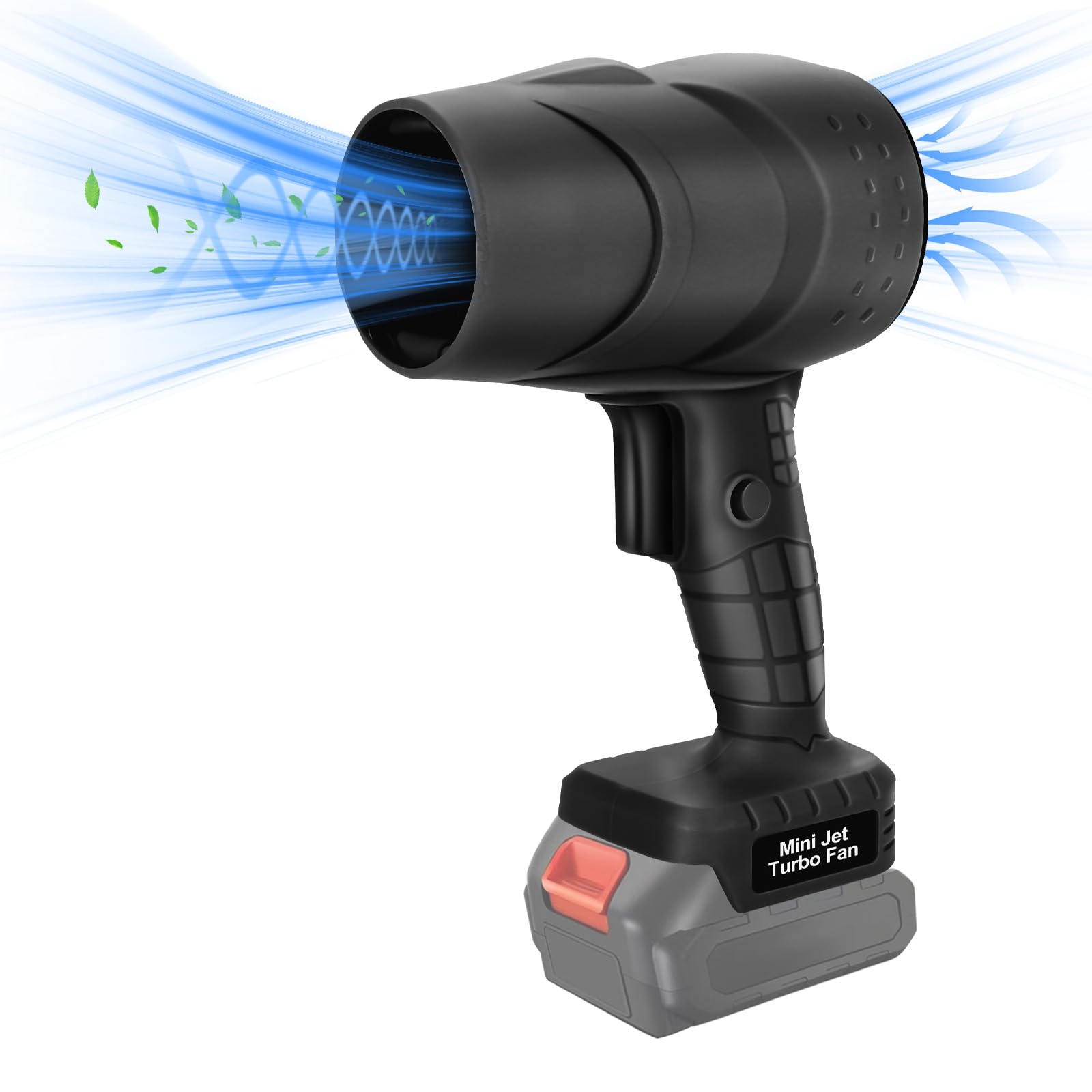 Souffleur Portable sans Fils à Batterie, Souffleur à Feuilles Électrique Compatible avec Makita 18V, Souffleur à Feuilles à Main pour Patio, Gazon, Poussière de Voiture (Piles Non incluses