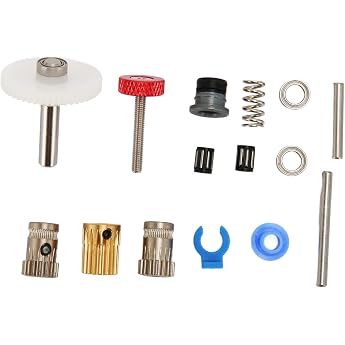 High Quality Extruder Dual Gear Kit for 3D Printers Compatible with 0.1 mm and 2.4 mm Nozzles - Precise Printing Accessories for Reliable Material Flow and High Print Quality
