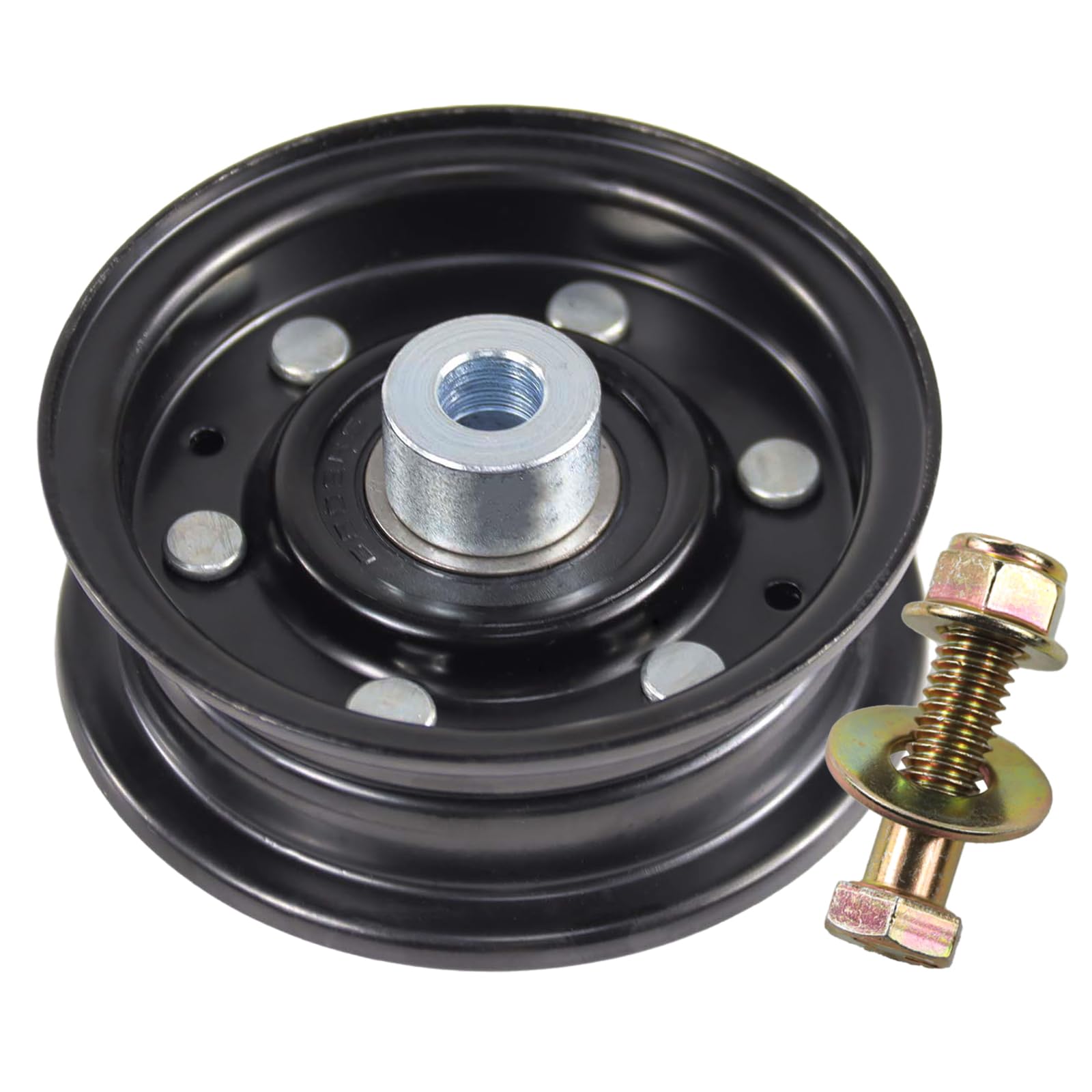756-04224 Pulley Replaces Cub Cadet 756-04224 Pulley, MTD 756-0981, 756-0981A Flat Idler Pulley, 756 0981A, 7560981A, 756-0981B, 7560981B, Toro 112-3687 for Cub Cadet lt1042, lt1050, ltx 1045