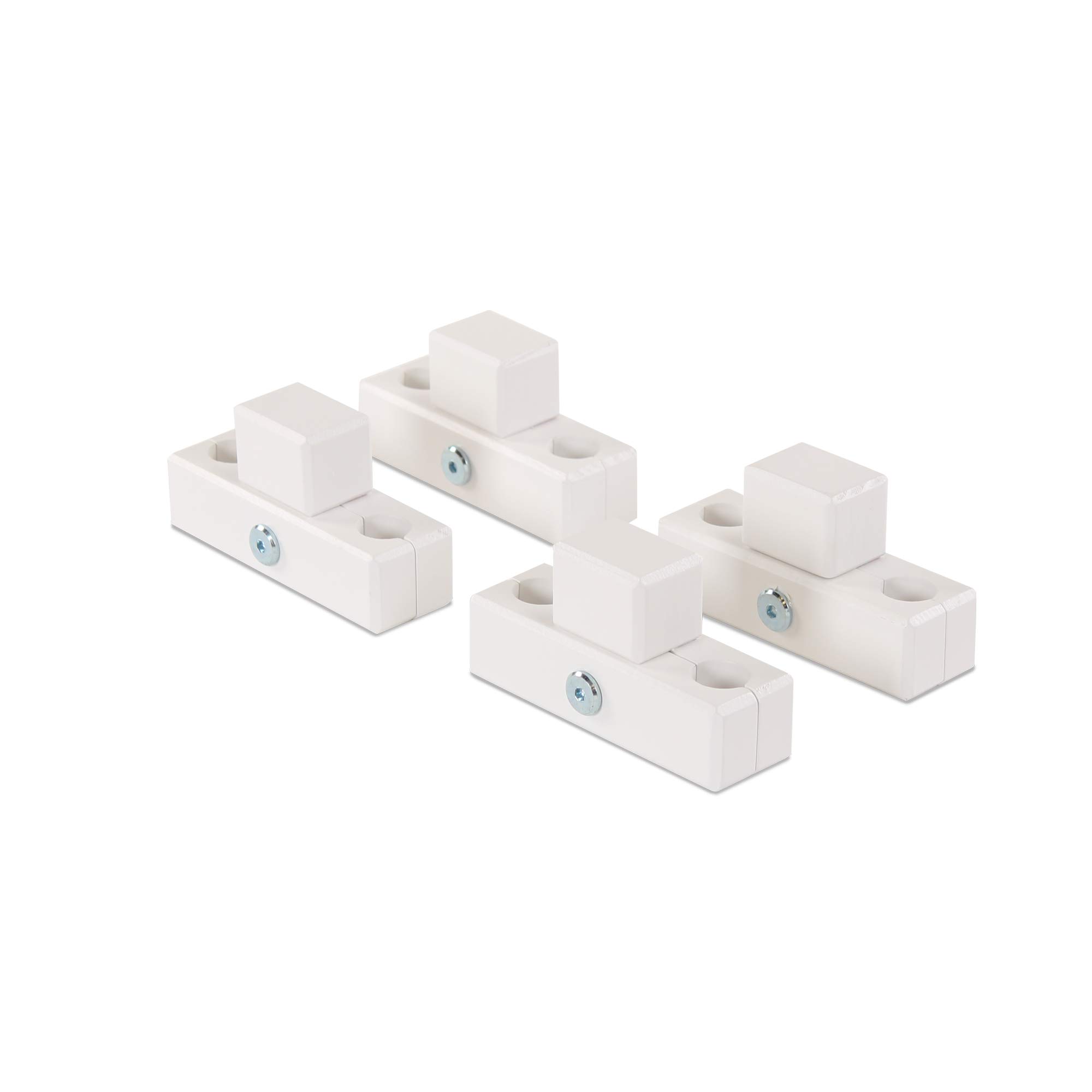 babybay Verbindungsbacken zum Laufstall passend für Modell Original, Midi, Mini, Maxi und Boxspring, weiß lackiert