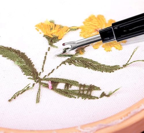 Miniatura 6 de Juego de 6 piezas de desgarrador de costura, agarre ergonómico para coser manualidades y quitar bordados y costuras