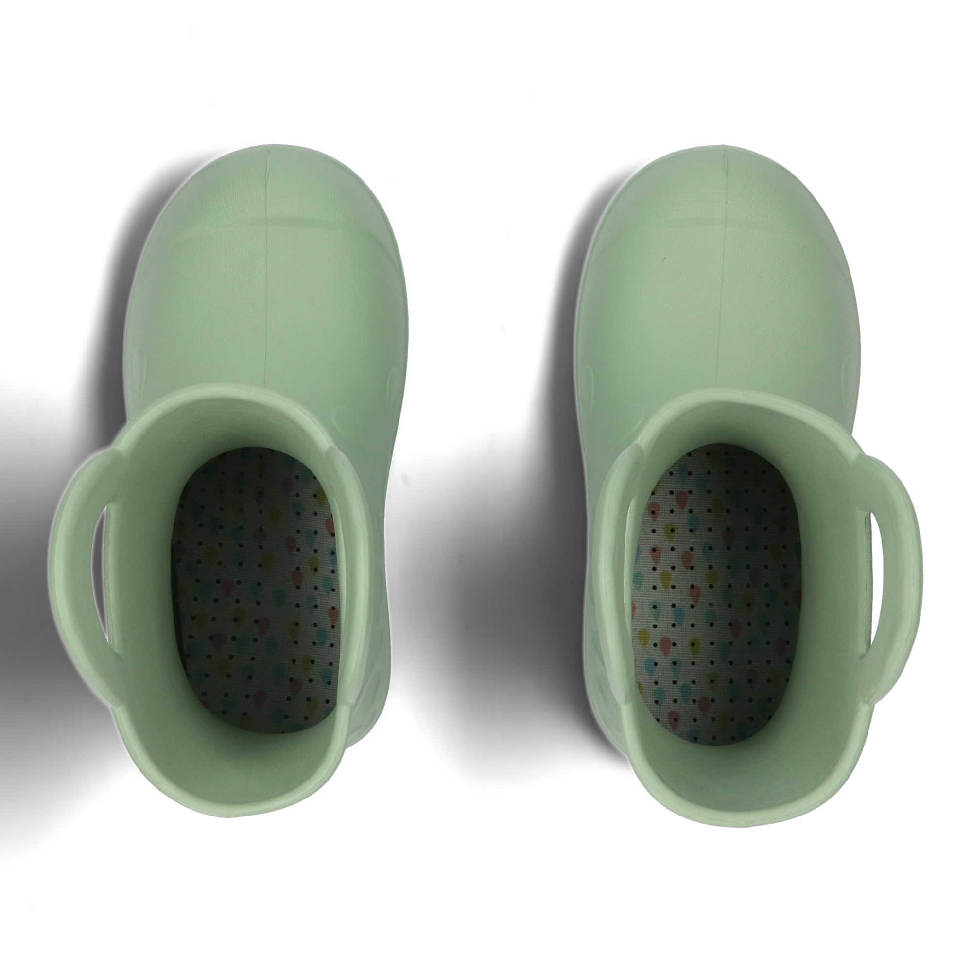 Bottes en caoutchouc EVA pour enfants avec poignées ultra légères, imperméables et antidérapantes, 22/23-34/35.