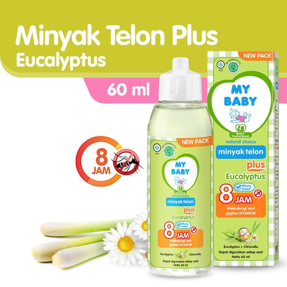Minyak Telon Plus Eucalyptus 60 ml Lot de 2