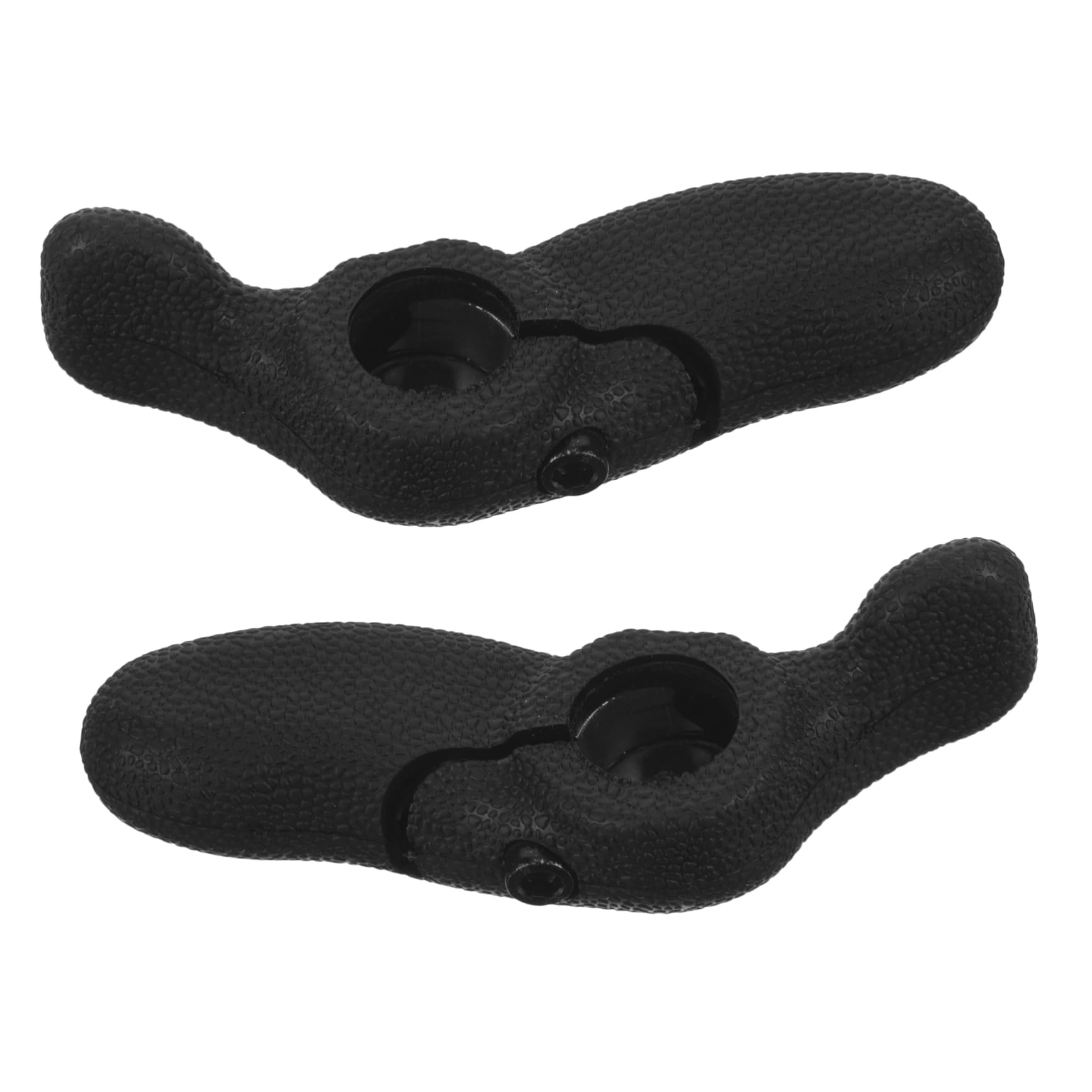 Toyvian Guidon de vélo de Montagne poignées Accessoires de vélo Guidon pour vélo Grip de vélo de Montagne poignée de Guidon de vélo Guidon à vélo poignée de vélo Caoutchouc Noir