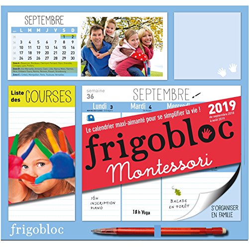 FrigoBloc Montessori 2018-2019: Calendrier d'organisation familiale FrigoBloc Montessori 2018-2019: Calendrier d'organisation familiale