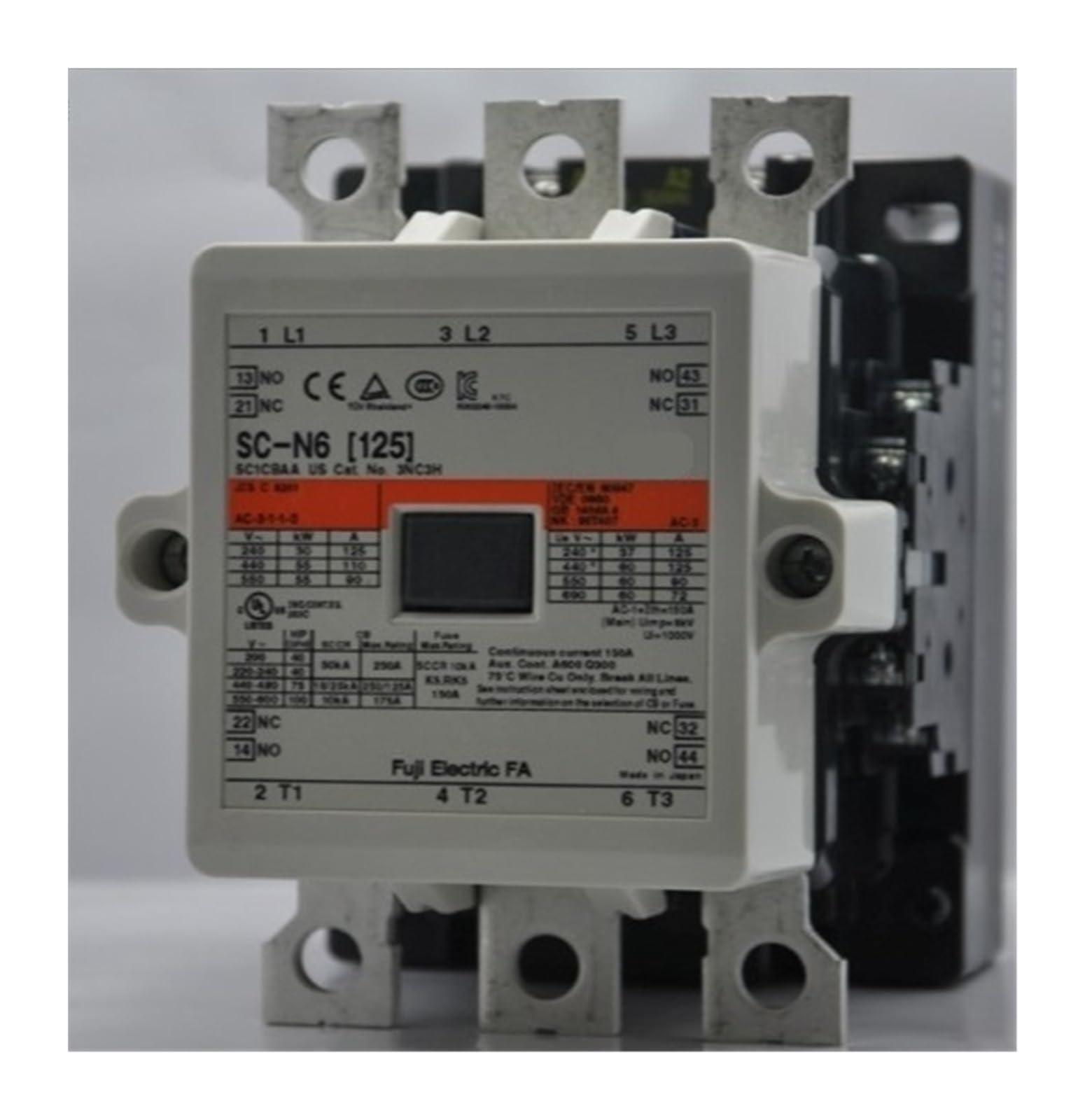 HEXEH contacteur Contacteur série SC 3P 125A 220V AC contacteur SC-N6 220V