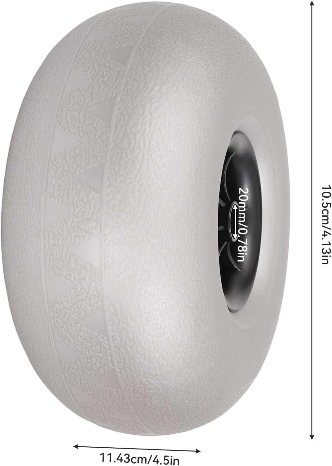 Replacement Balloon Wheels Beach Balloon Wheels Sand Tires Cart Tires for Kayak Dolly Canoe Boat Buggy Carrie, 2-Pack (10 Inch)