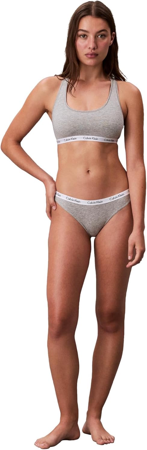 Calvin Klein womens Carousel Logo Cotton Stretch Bikini Panties, 5 Pack - Image 2